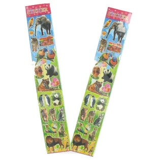 FOGLIO DI ADESIVI - ANIMALI SELVATICI (50 pz.)
