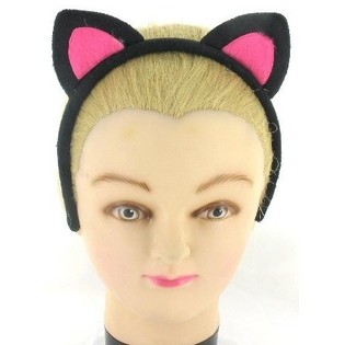 CERCHIETTO ORECCHIE DA GATTO KITTY (11 pz.)