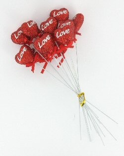 CUORE DECORATIVO LOVE (12 pz.)