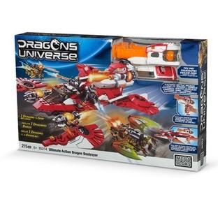 Mega Bloks Ultimate Action Dragon Destroyer - Set di Costruzioni