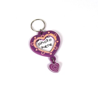 Portachiavi Portafoto a Cuore - Viola (34 pz.)
