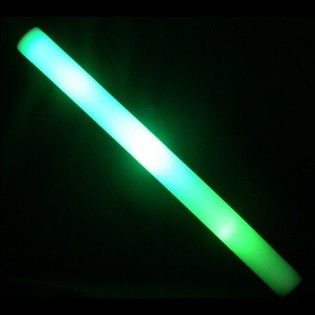 Bastone Luminoso a LED in Schiuma - Verde - 45 cm (17 pz.)