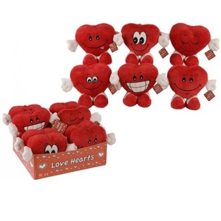 Cuori di Peluche con Mani e Piedi (10 pz.)