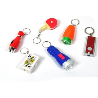 Portachiavi luminosi assortiti (48 pz.)