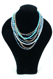 Collana Stile Ibiza Blu (1 pz.)
