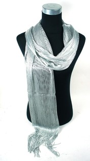 Sciarpa Stile Ibiza Look Argentato (1 pz.)