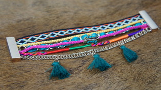 Bracciale Ibiza a 6 Strati Multicolore (1 pz)