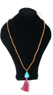 Collana Stile Ibiza Marrone Buddha (1 pz.)