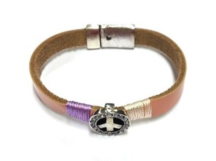 Bracciale di Lusso Stile Ibiza Rosa Antico Peace | Ingrosso B2B
