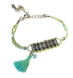 Braccialetto Stile Ibiza Menta (1 pz.)