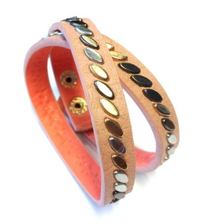 Braccialetto Stile Ibiza Rosa (1 pz.)