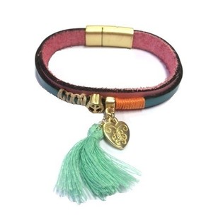 Braccialetto di Lusso Rosa/Turchese (1 pz)