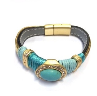 Bracciale di Lusso Turchese / Oro (1 pz)
