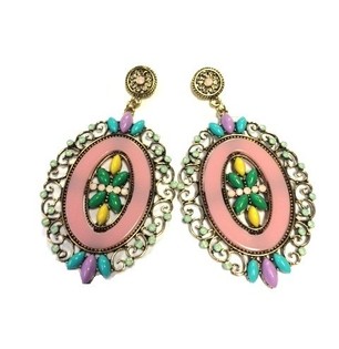 Orecchini Multicolore (1 pz.) - Stile Ibiza
