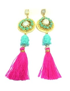 Orecchini stile Ibiza Buddha (1 pz)