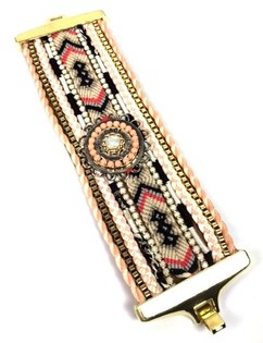 Bracciale di Lusso Color Salmone (1 pz)