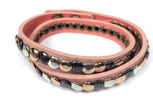 Braccialetto Rosa Stile Ibiza (1 pz)
