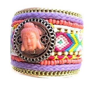 Bracciale di Lusso Stile Ibiza Multicolore Buddha (1 pz)