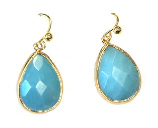 Orecchini Blu/Oro (1 pz.)