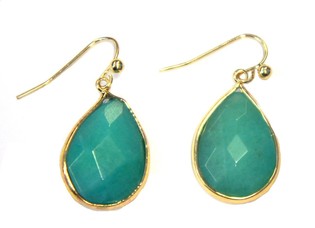 Orecchini Blu/Verde Stile Ibiza (1 pz.)