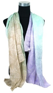 Sciarpa Stile Ibiza Viola Menta (1 pz)