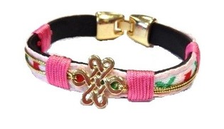 Braccialetto Rosa Stile Ibiza (1 pz)