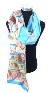 Sciarpa Blu Stile Ibiza (1 pz.)