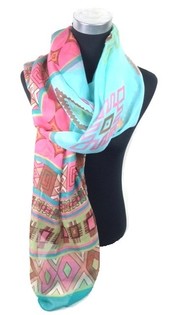 Sciarpa Stile Ibiza Turchese (1 pz.)