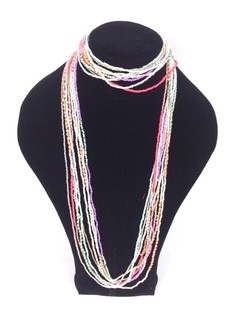 Collana Stile Ibiza Multistrato a 9 Livelli (1 pz.)