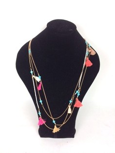 Collana Stile Ibiza con Nappine e Croci (1 pz)