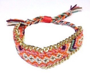 Braccialetto Intrecciato Multicolore (1 pz.)