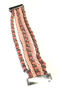 Braccialetto Rosa Stile Ibiza (1 pz.)
