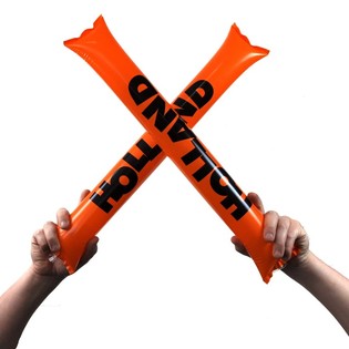 2 Bastoncini Gonfiabili per Tifosi Olanda (24 pz.)