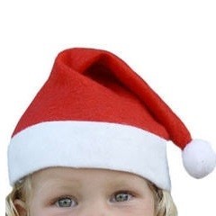 CAPPELLI DI BABBO NATALE PER BAMBINI (12 pz.)