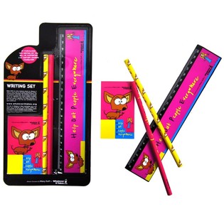 SET DI SCRITTURA 4 PEZZI SU CARD (6 pz.)