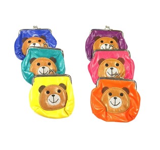 Portafoglio per Bambini con Orsetto Colori Misti (6 pz)