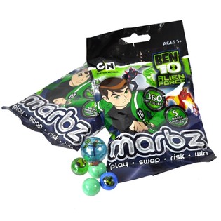 Biglie di Ben 10 in sacchetto - 5 pezzi (15 set)