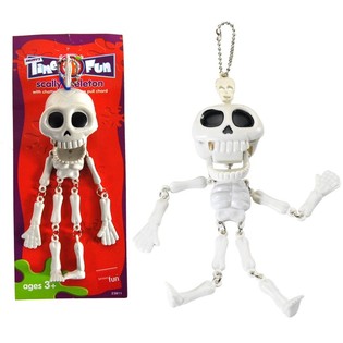 Smiffy's Portachiavi scheletro spaventoso su cartoncino (12 pz.)