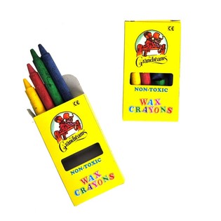 4 PASTELLI A CERA IN SCATOLINA (25 pz.)