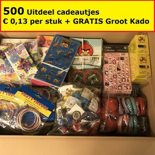 MEGA MIX REGALINI PER PESCA DI BENEFICENZA 500 PZ + REGALO GRATUITO