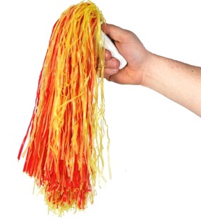 Pompom da Cheerleader su Cartoncino (12 pz)