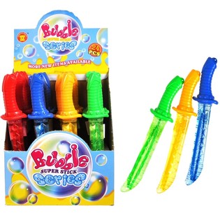 Spada sparabolle di sapone in display 27 cm (24 pz.)