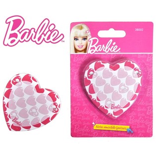 BLOCCO NOTE BARBIE A FORMA DI CUORE SU CARD (6 pz.)