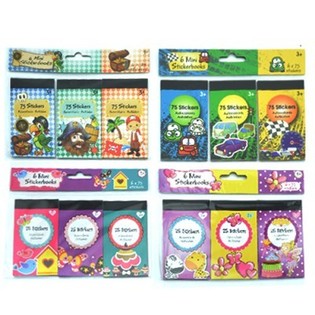 6 Piccoli Libretti di Adesivi (36 set)