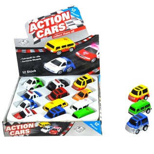 MACCHININE A FRIZIONE IN METALLO DIE CAST IN DISPLAY (12 pz.)