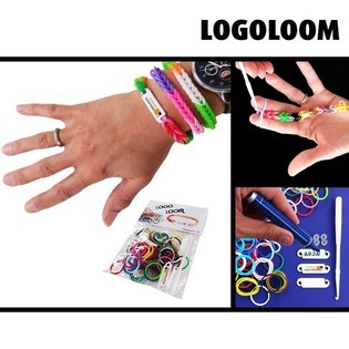 Kit "LOGOLOOM" Creazione Braccialetti con Etichette (50 pz)
