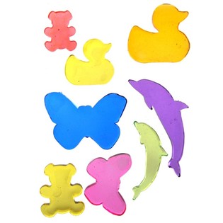 Adesivi in Gel Decorativi Jelly Gems 22x12 cm (24 pz.)