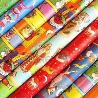 Rotoli di Carta Regalo San Nicola Sinterklaas 250 x 50 cm (5 pz.)