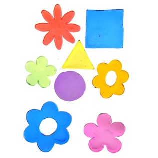 Adesivi Decorativi in Gel Jelly Gems 25 x 16 cm (24 pz.)