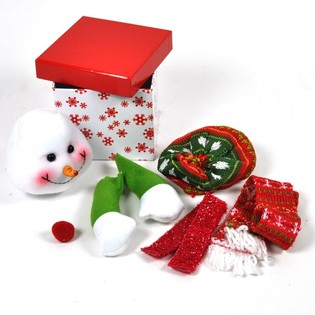 CREA LA TUA SCATOLA DI NATALE - MODELLO: PUPAZZO DI NEVE